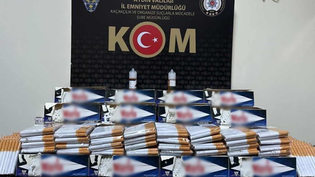 Aydın’da 10 kilo kaçak tütün ele geçirildi
