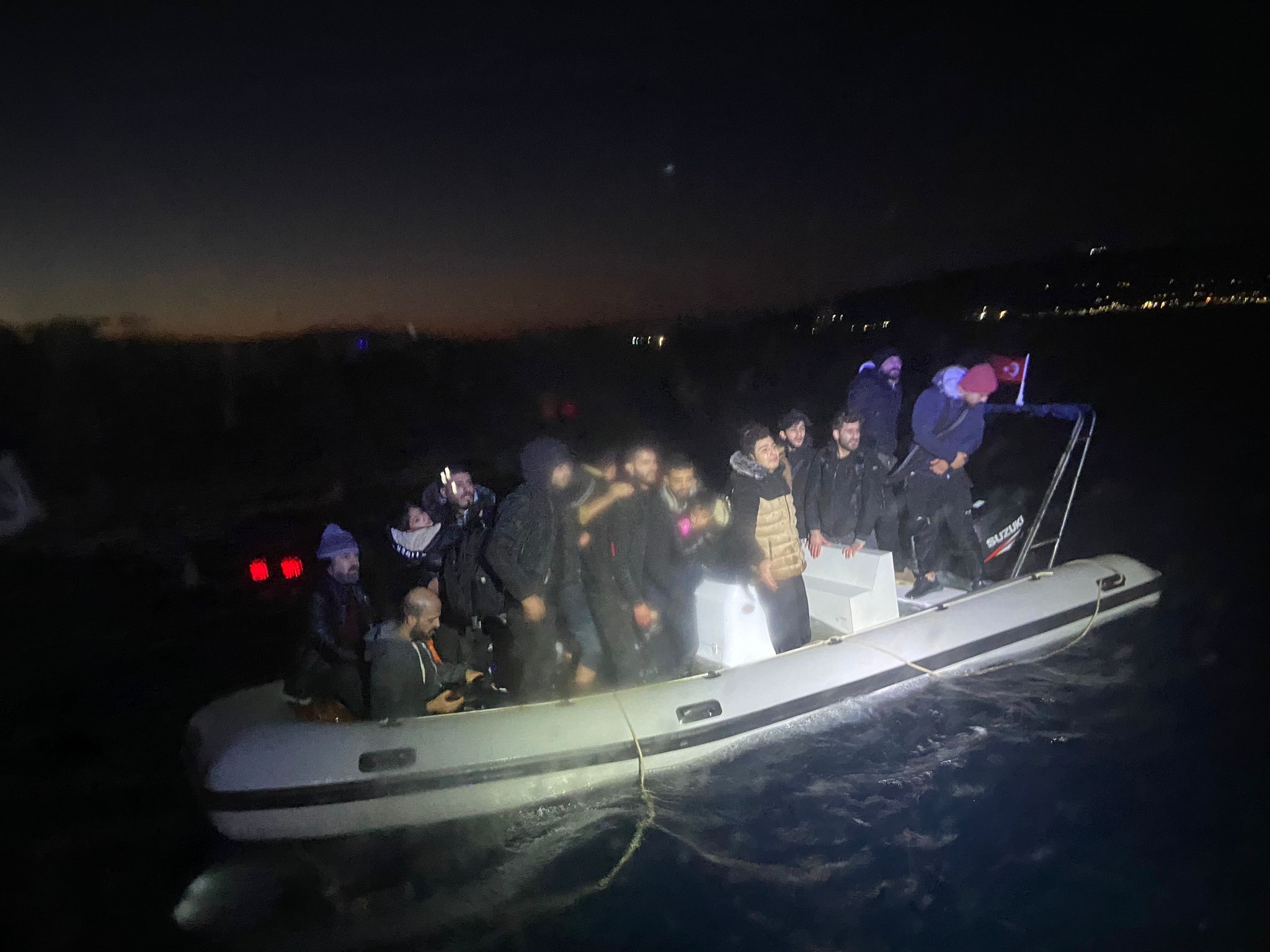 Bodrum açıklarında 17 kaçak göçmen yakalandı
