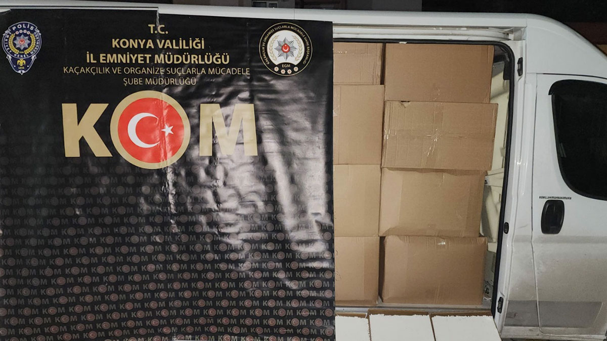Konya'da kaçakçılara darbe '8 gözaltı'