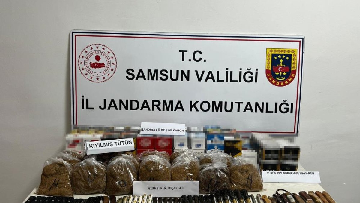 Samsun'da tütün operasyonu