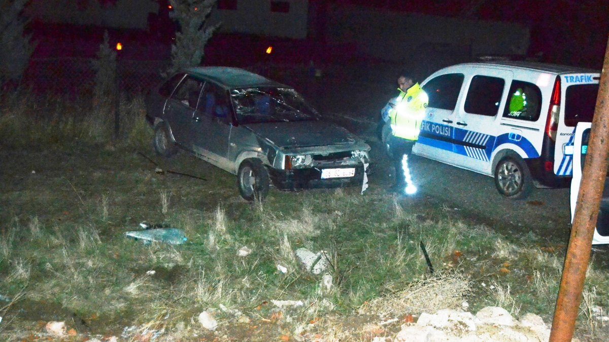 Konya'da trafik kazası '1 yaralı'