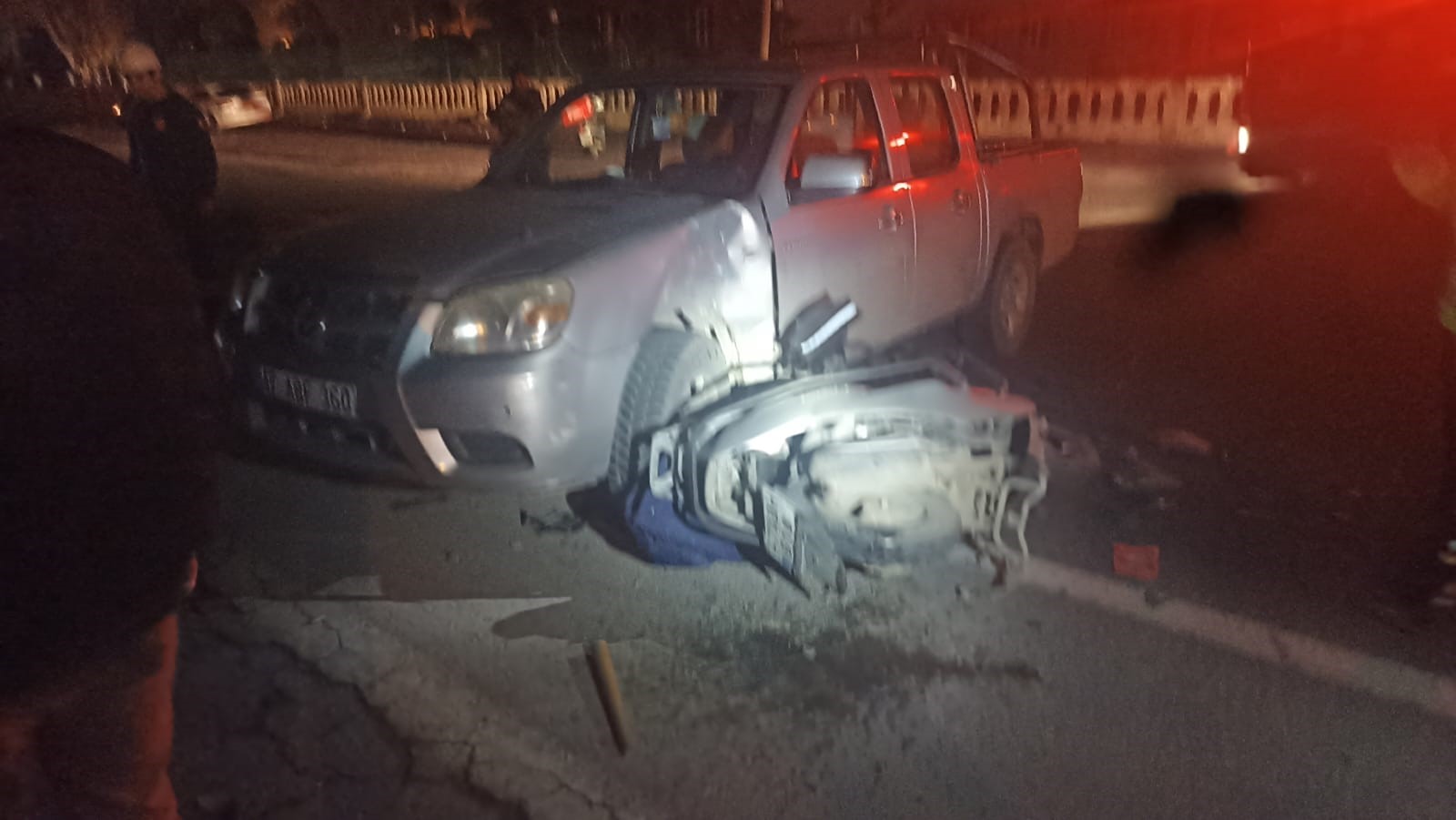 Mardin’de trafik kazası 1 ağır yaralı