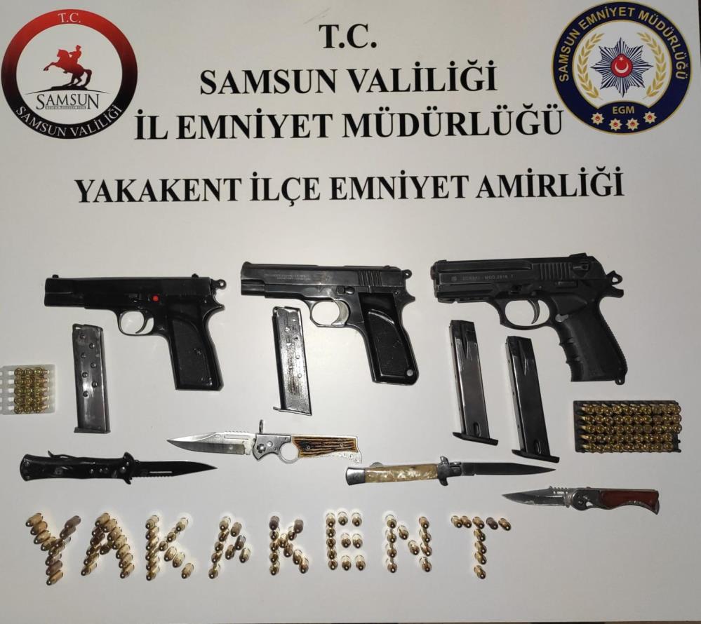 Samsun'da silah kaçakçılığı şüphelisi yakalandı