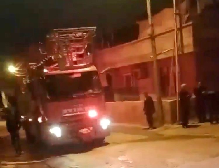 Mersin'de ev yangını