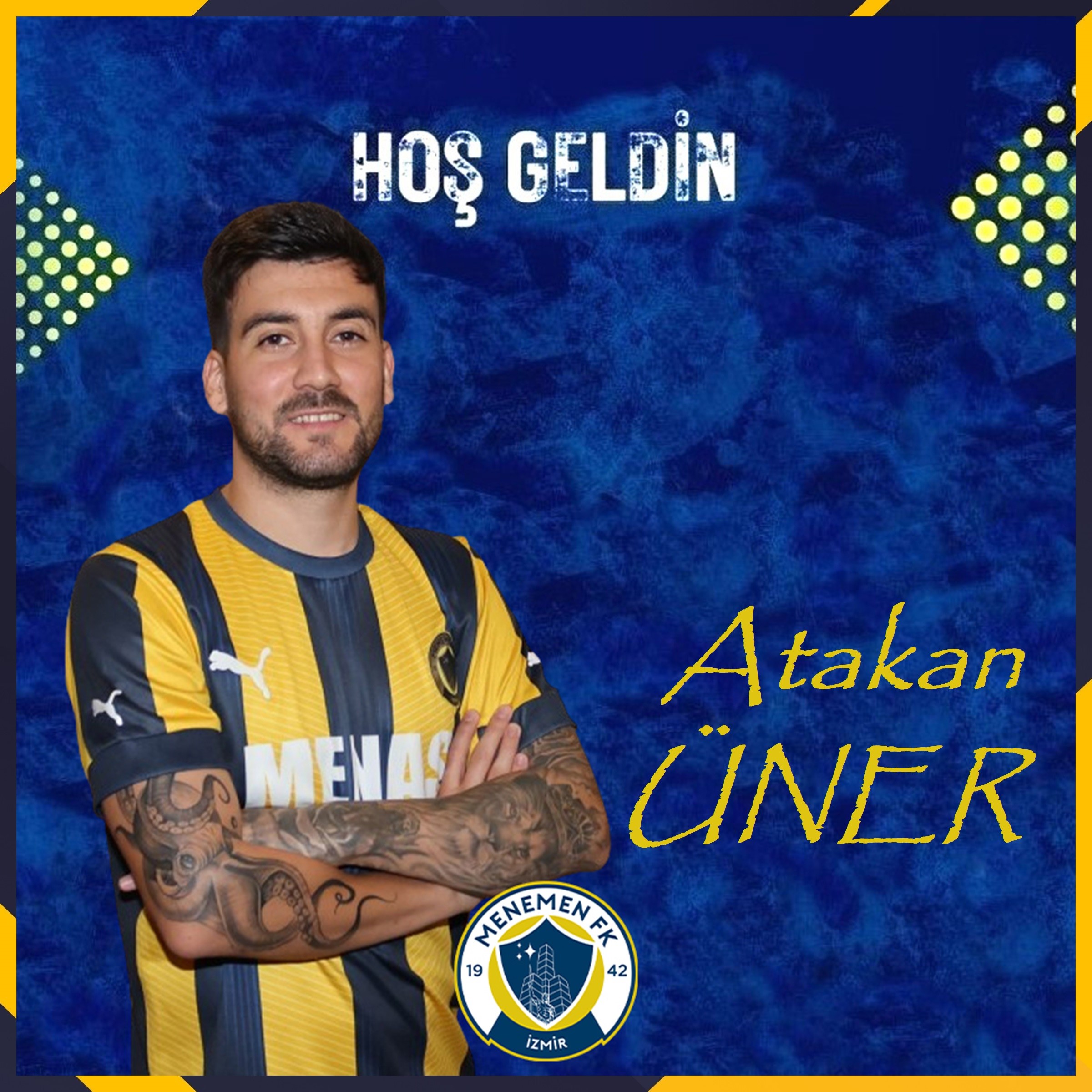 Menemen FK Atakan Üner’i transfer etti