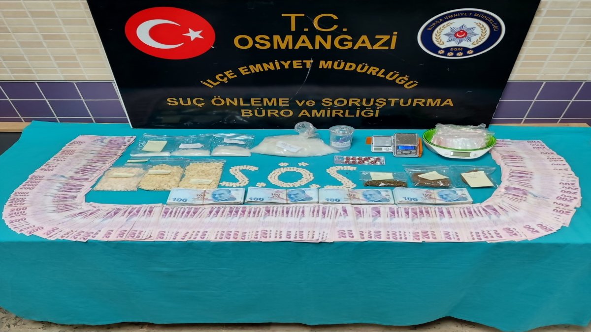 Bursa'da nefes kesen uyuşturucu operasyonu