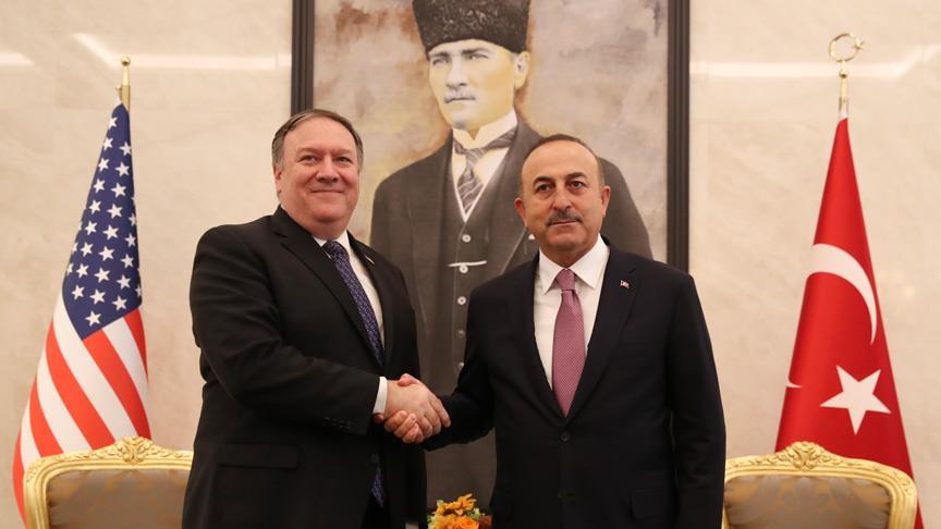 Çavuşoğlu ile Pompeo görüştü