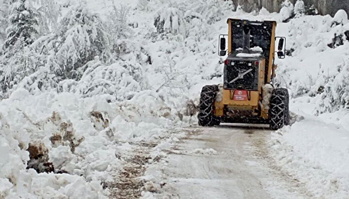 Kastamonu’da kar yağışı etkili oldu