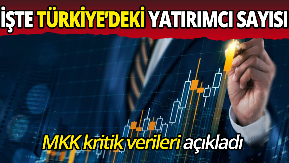 MKK kritik verileri açıkladı İşte Türkiye'deki yatırımcı sayısı