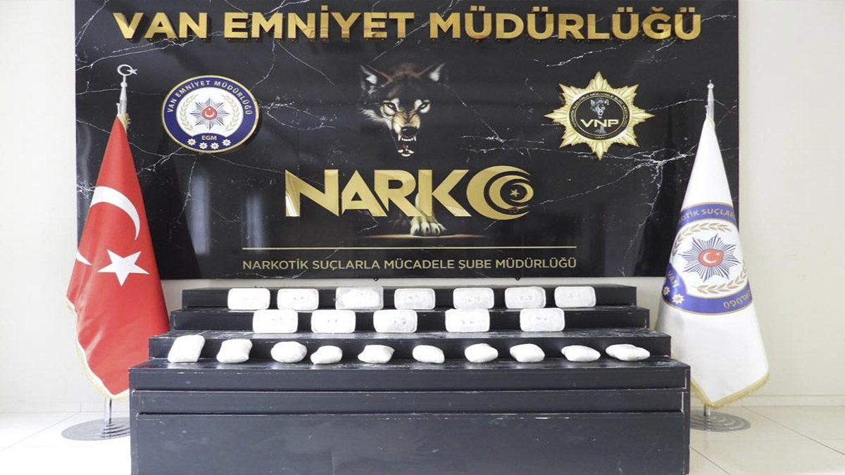 Van’da 12 kilogram uyuşturucu yakalandı