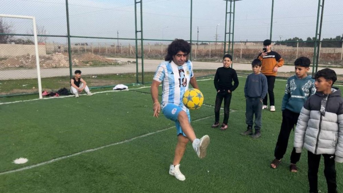 Maradona sahalara indi 'Görenler inanamadı'