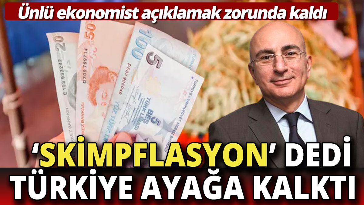 Ünlü ekonomist Mahfi Eğilmez skimpflasyon dedi Türkiye ayağa kalktı