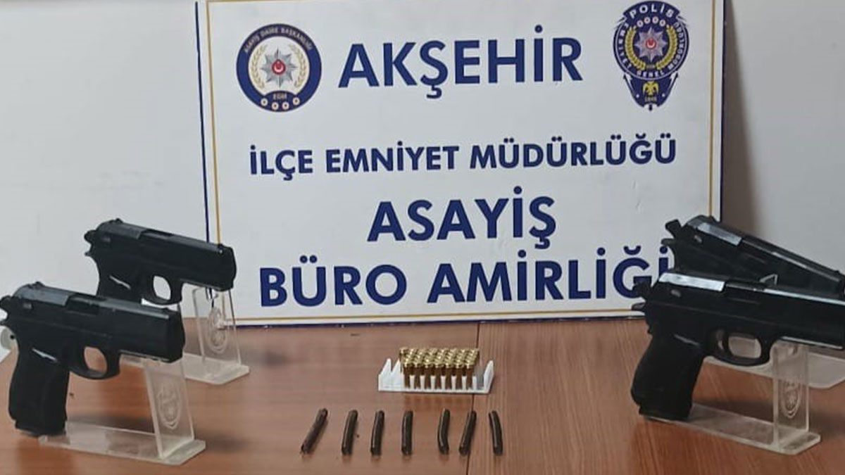 Konya’da fason silah operasyonu