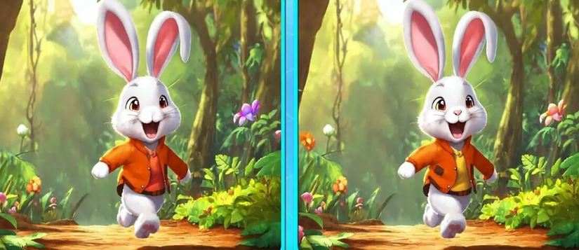 Resimdeki iki tavşanın arasındaki 5 farkı bulanlar yüksek zekaya sahip