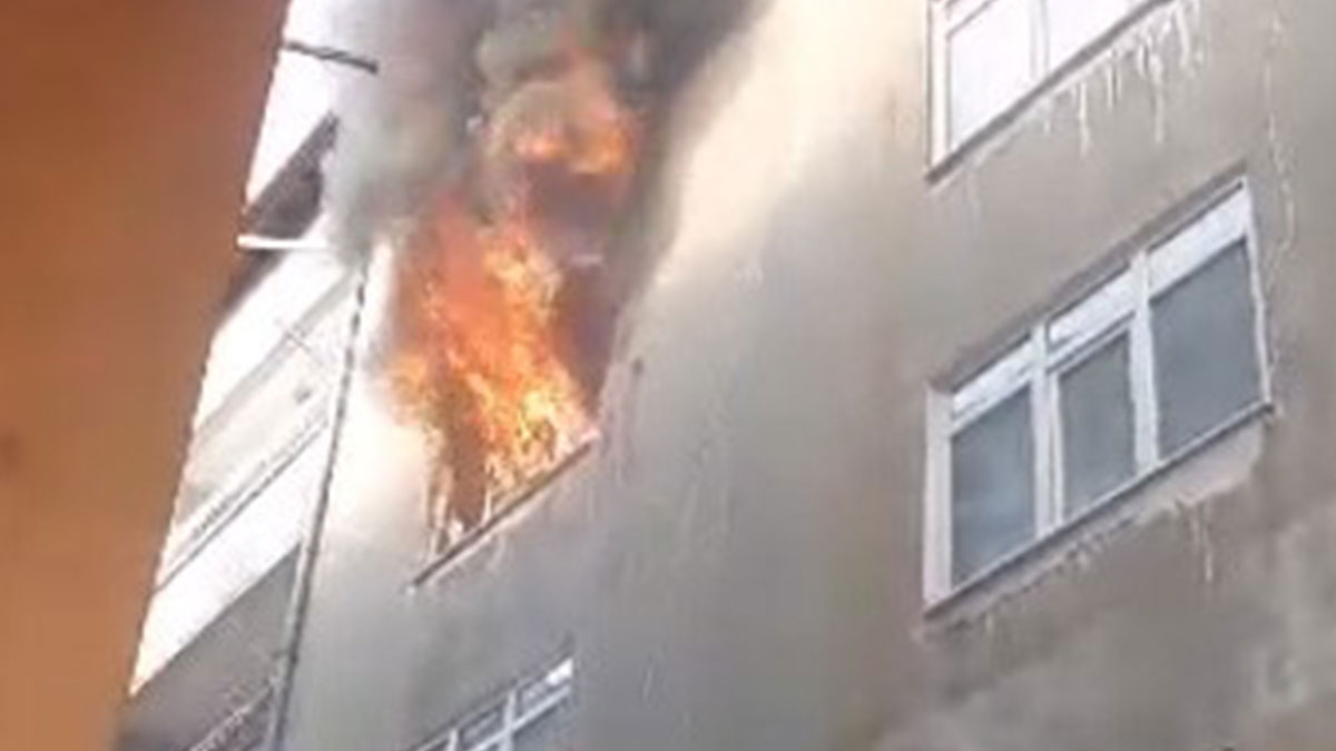 Samsun'da yangın paniği '2 çocuk hastanelik oldu'