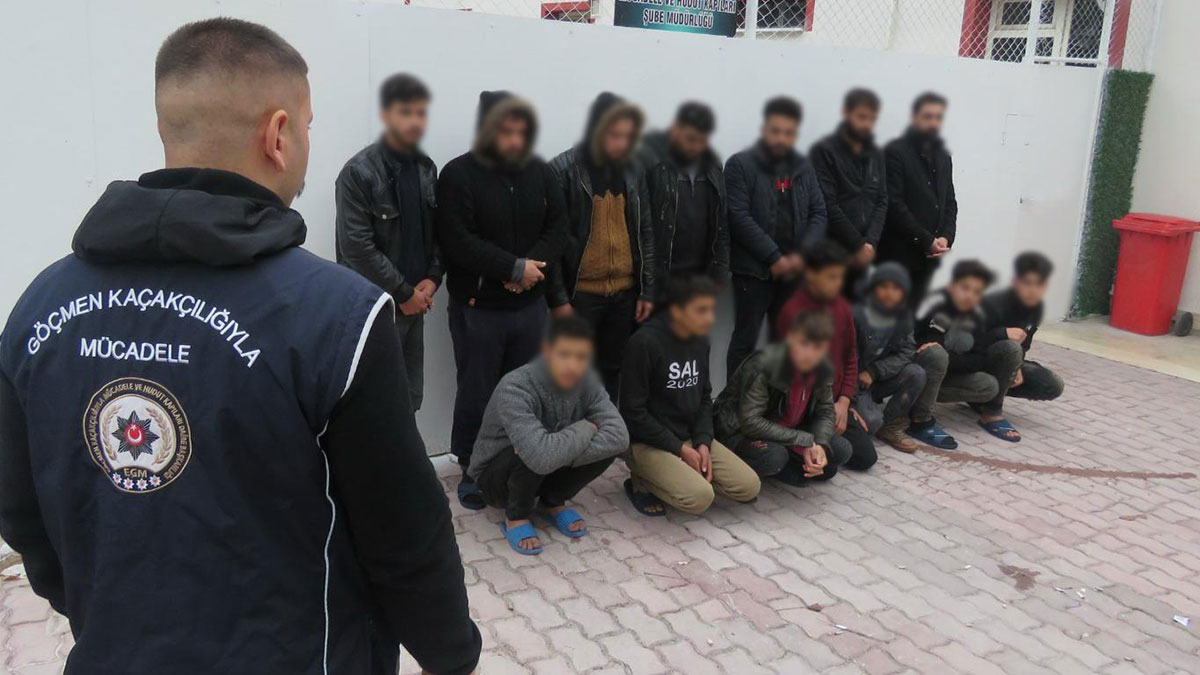 Konya'da kaçak göçmenler yakayı ele verdi