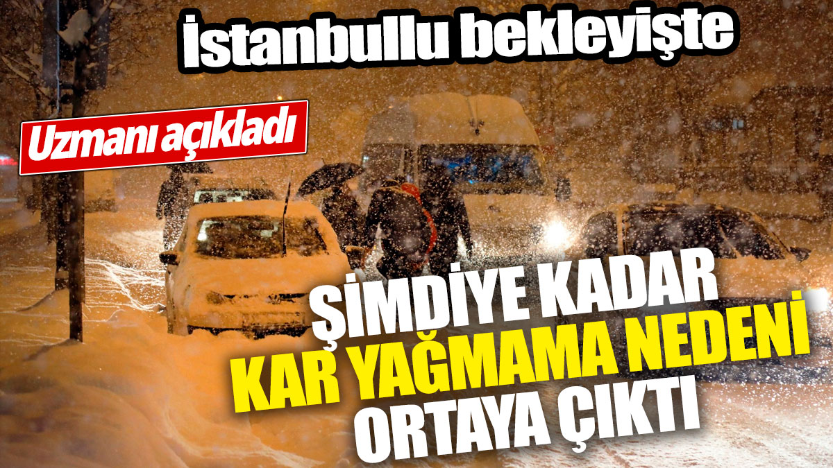 Şimdiye kadar kar yağmama nedeni ortaya çıktı 'İstanbullu bekleyişte