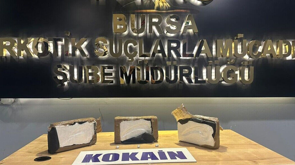 Bursa'da kilollarca kokain ele geçirildi