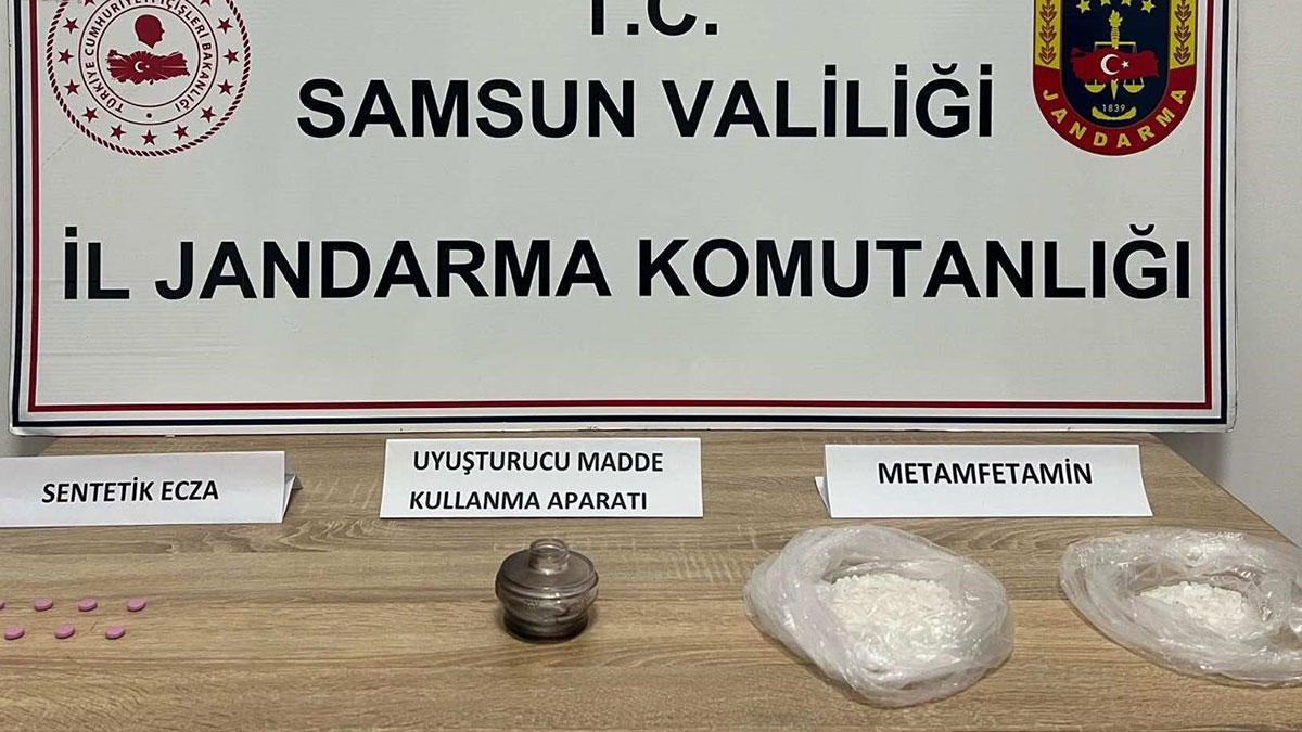 Samsun'a uyuşturucu getiren zehir tacirleri yakalandı