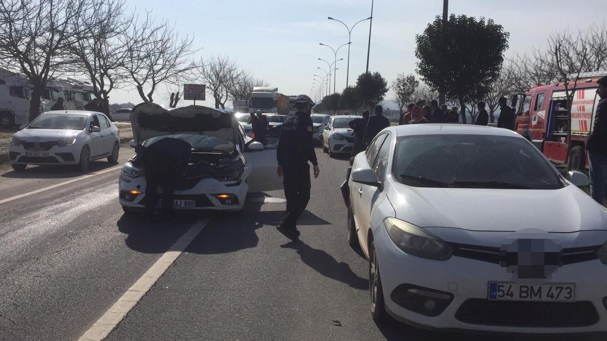Şanlıurfa'da zincirleme trafik kazası '11 kişi yaralandı'