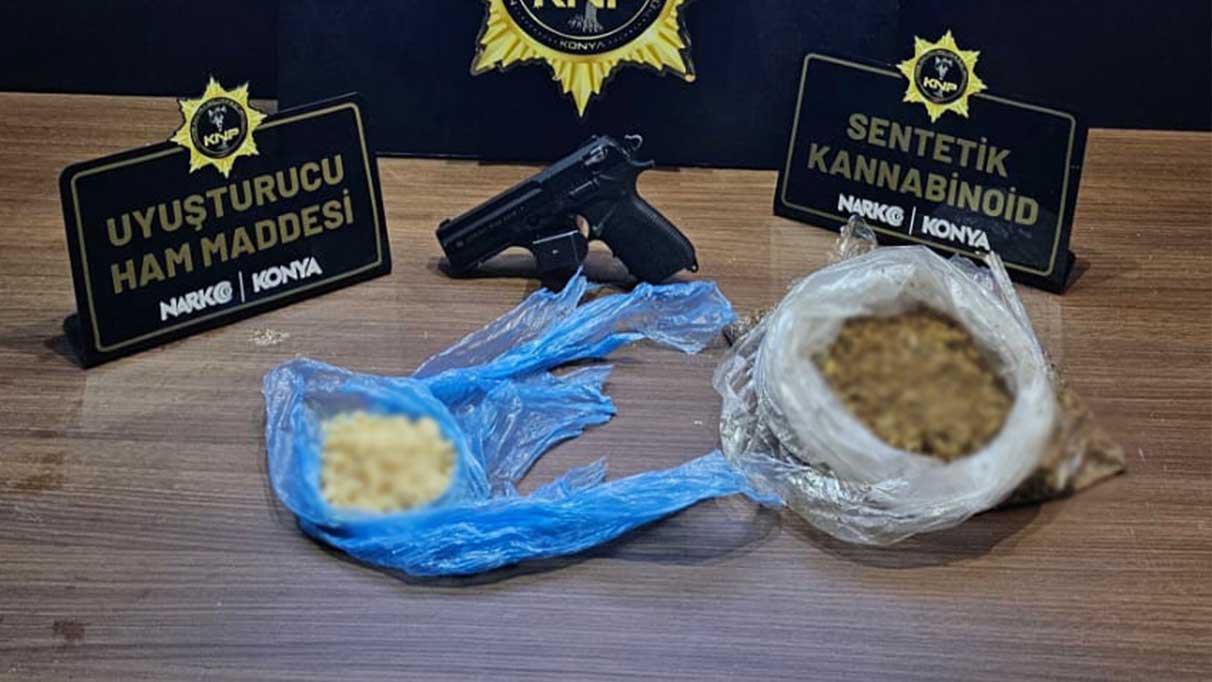 Konya'da peş peşe uyuşturucu operasyonları