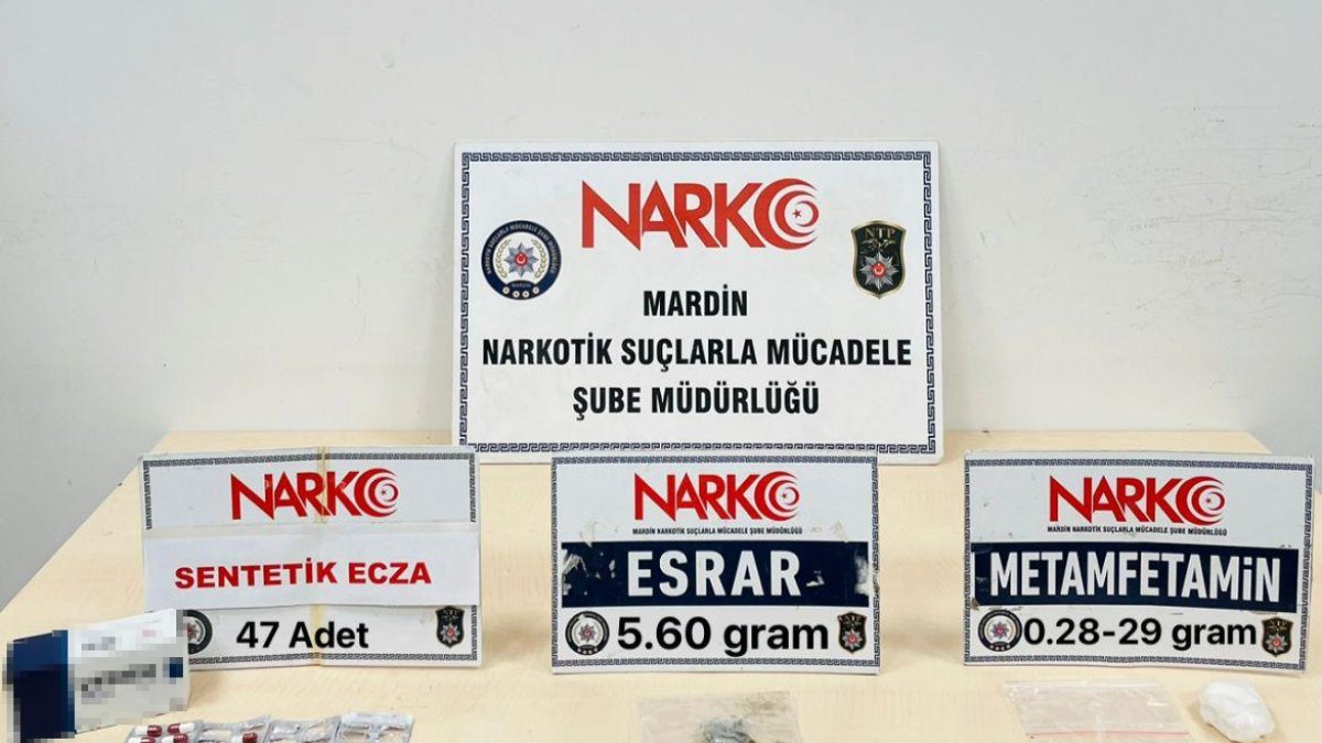Mardin Artuklu'da uyuşturucu operasyonu