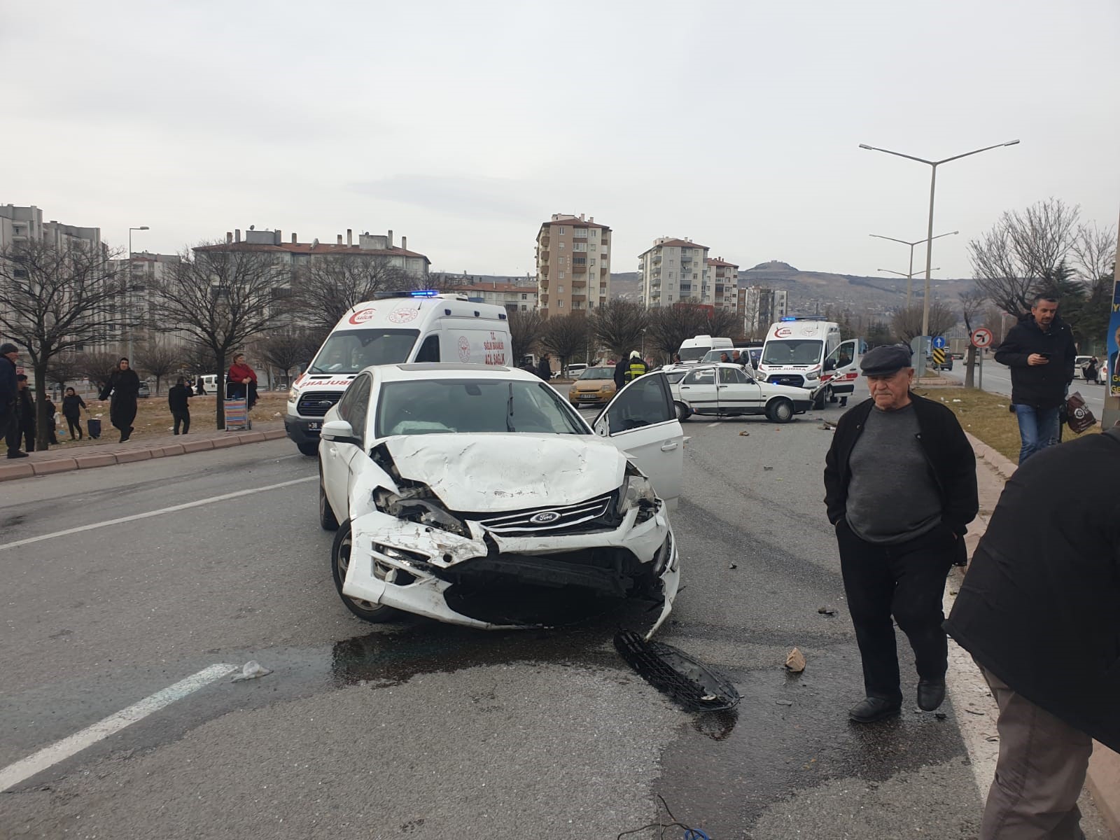 Kayseri’de kaza ‘3 kişi yaralandı’