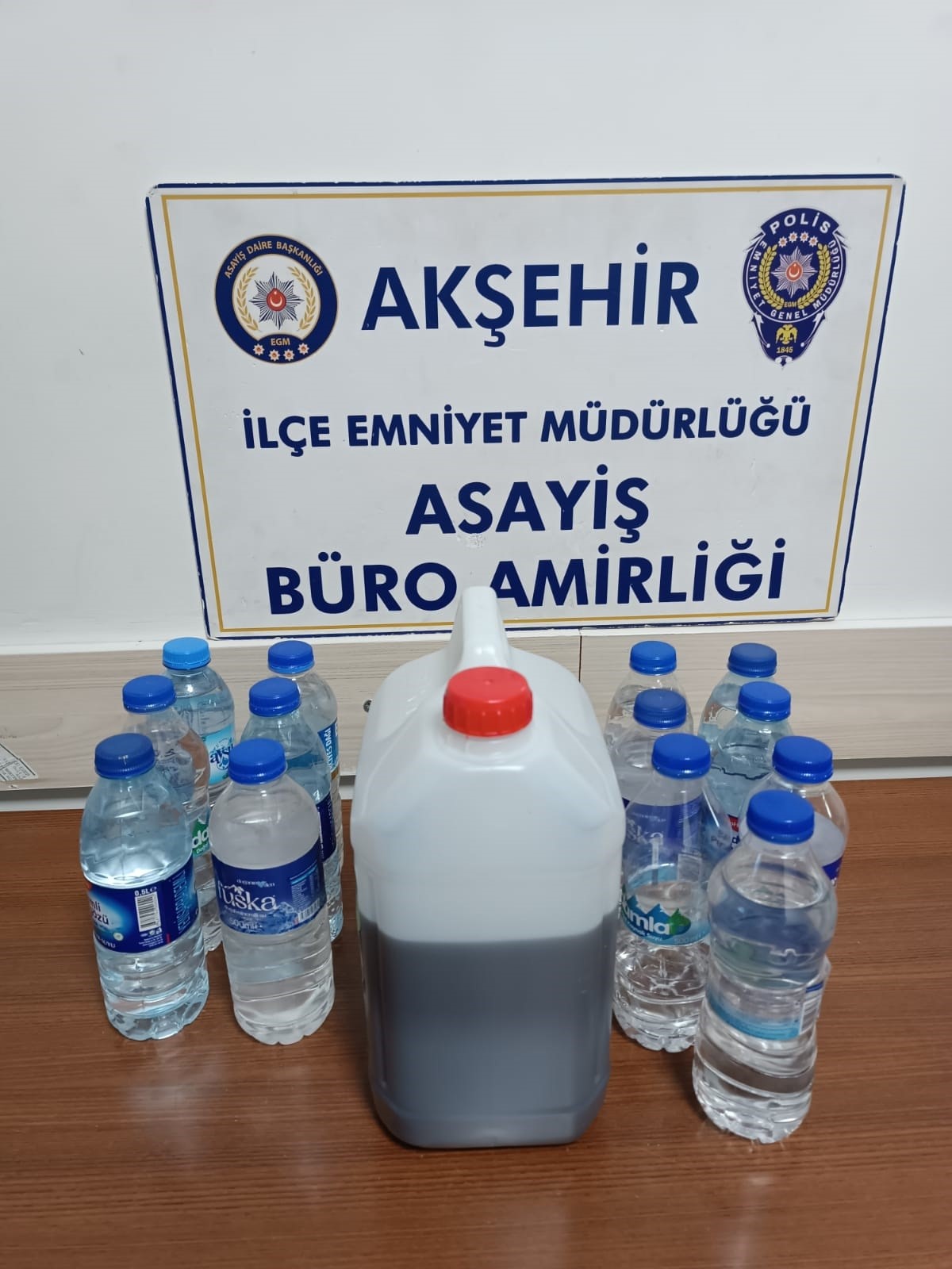 Konya'da sahte içki üreten 1 kişi tutuklandı