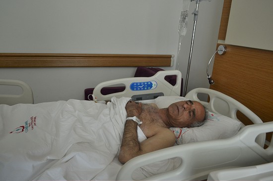 Hatay'da düşen uçağın pilotunun tedavisi sürüyor