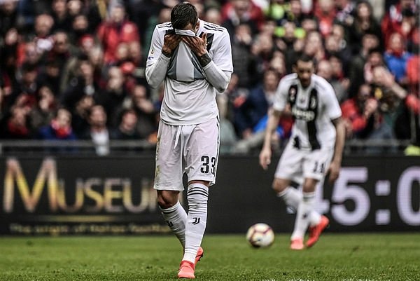 Juventus ligde ilk kez kaybetti