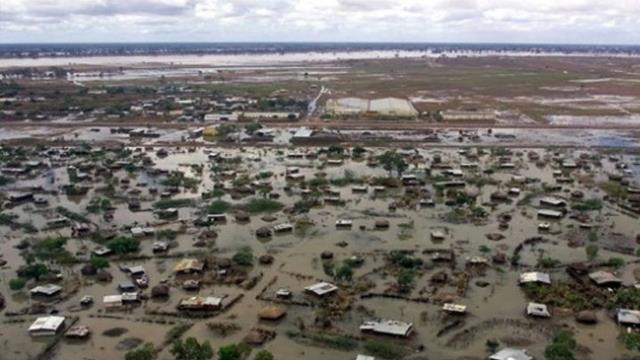 Mozambik'teki kasırga ve sel