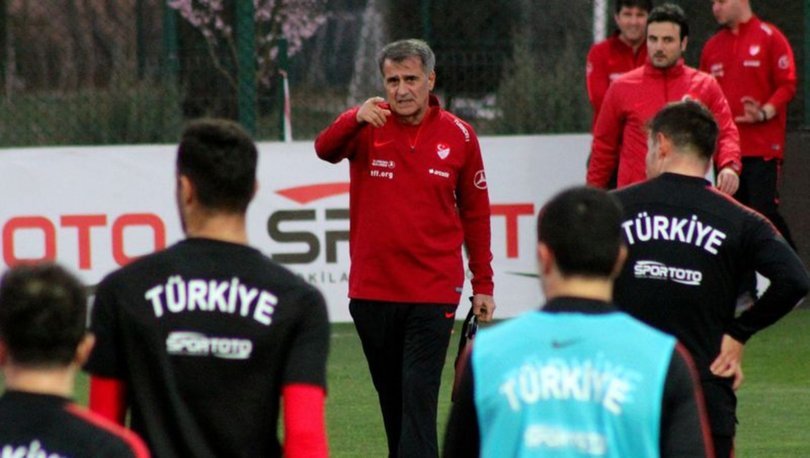 Güneş, Milli takımla ilk antrenmanına çıktı