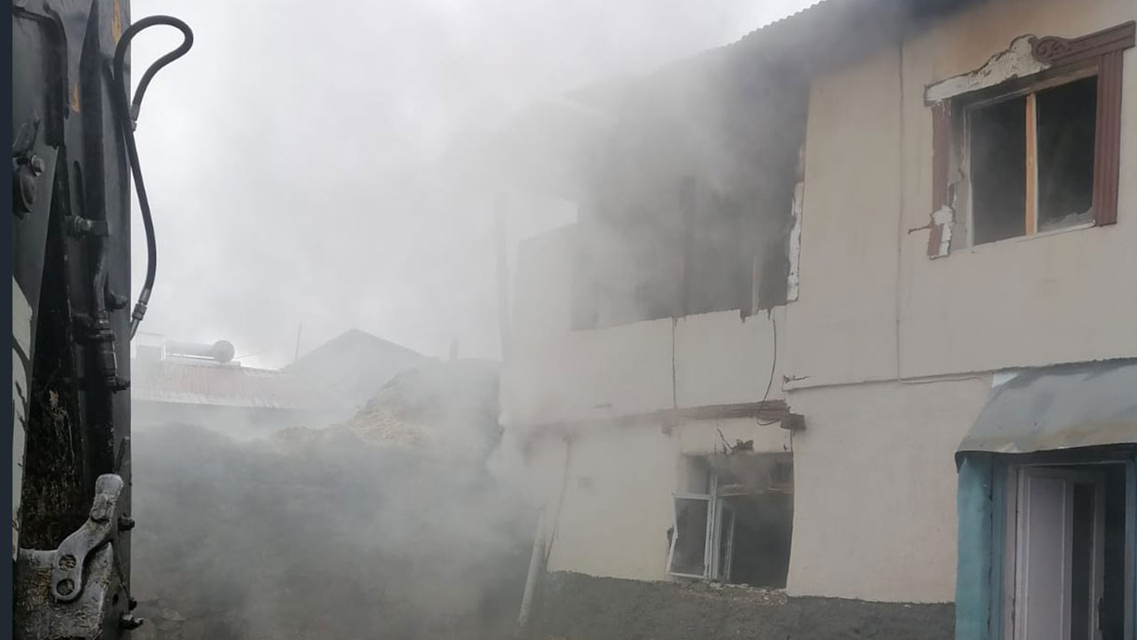 Tokat'ta yangın faciası '1 ölü 1 yaralı'