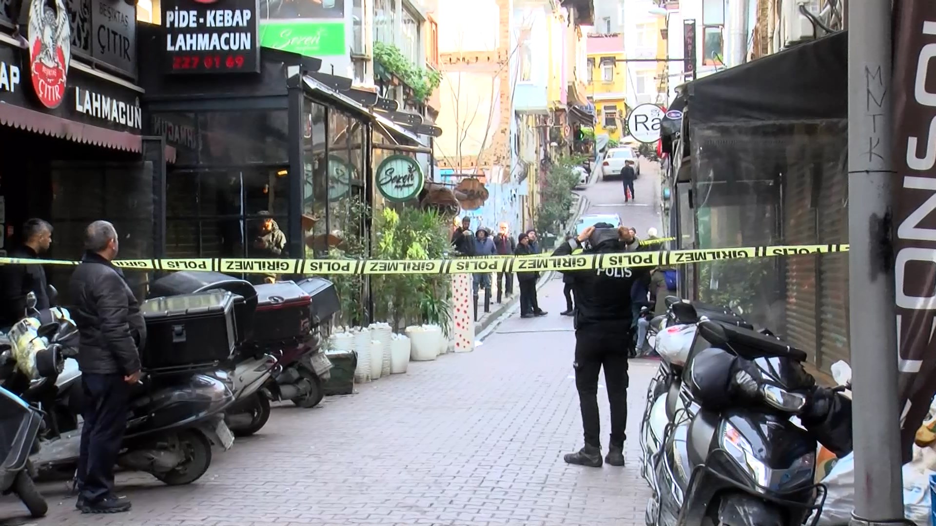 Beşiktaş'ta şüpheli ölüm 'İş yerinde başından vurulmuş halde bulundu