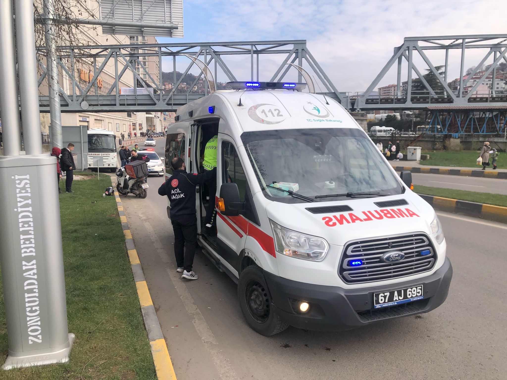 Zonguldak’ta kaza ‘1 kişi yaralandı