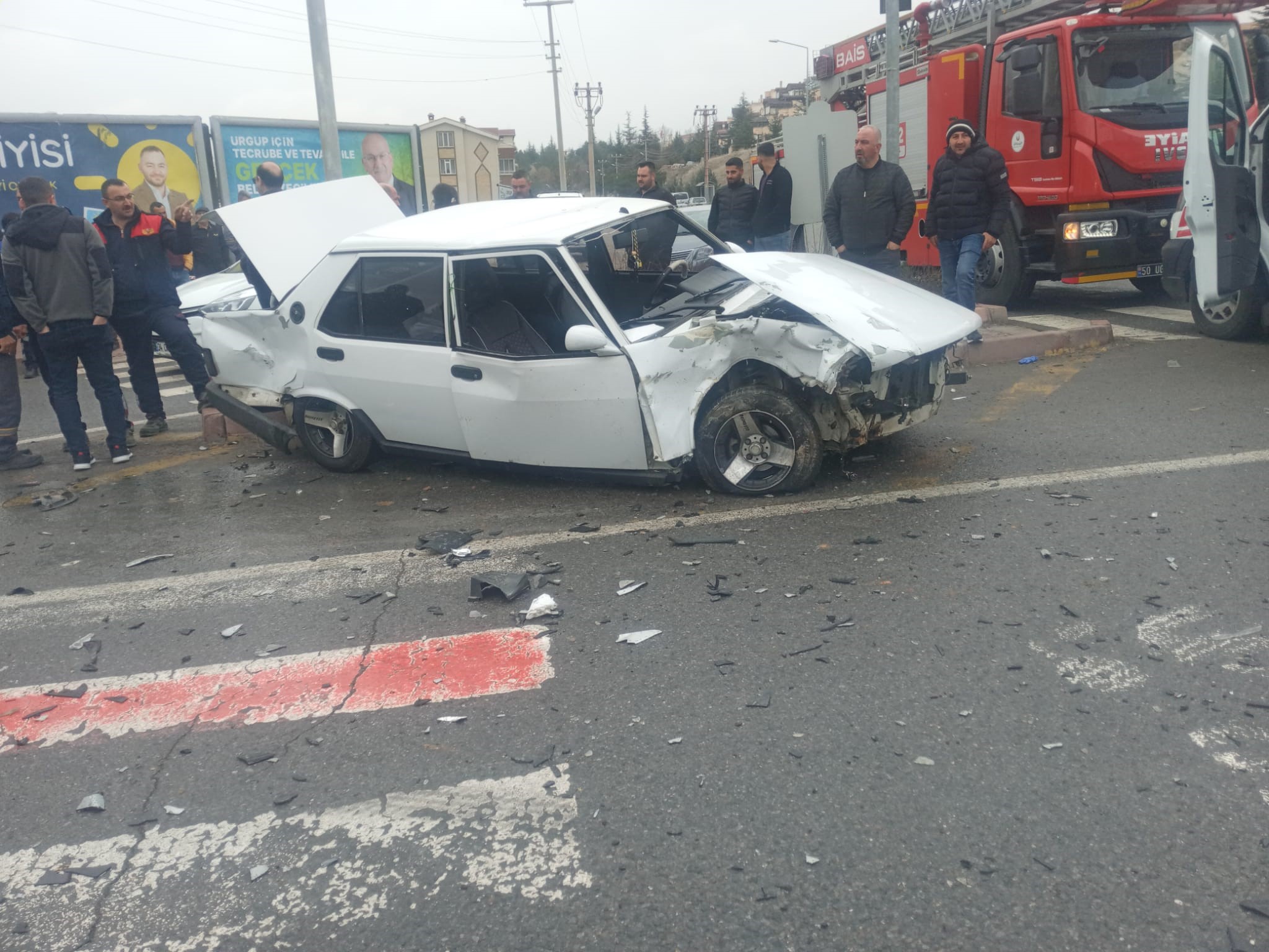 Nevşehir’de trafik kazası '4 yaralı'