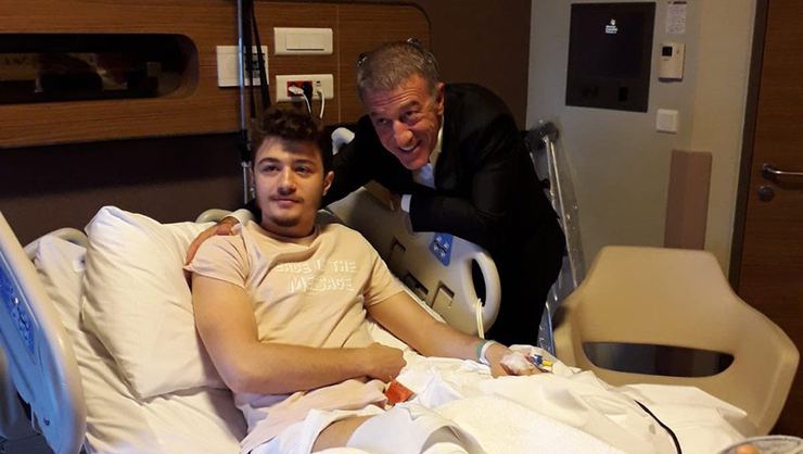 Trabzonsporlu Tayyip Ebrar Cumur, ameliyat edildi