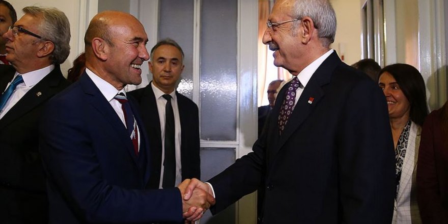 Kılıçdaroğlu, İzmir Büyükşehir Belediye Başkanı Soyer'i kabul etti