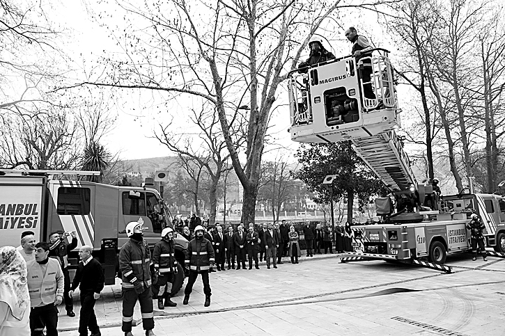 Kağıthane’de deprem ve yangın tatbikatı