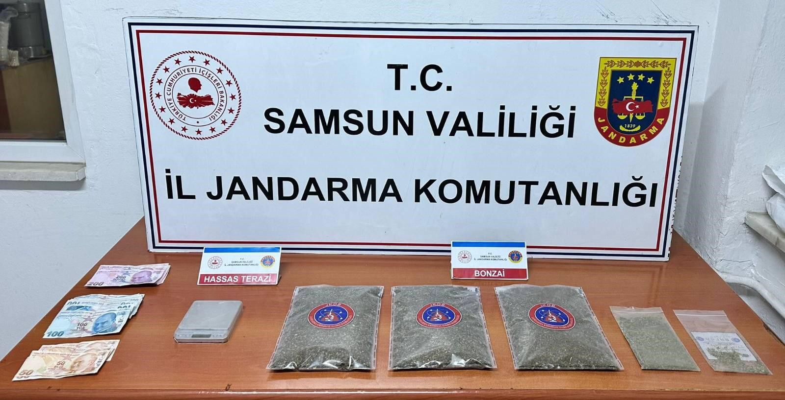 Samsun'da 1 kilo 50 gram bonzai ele geçirdi '1 gözaltı'