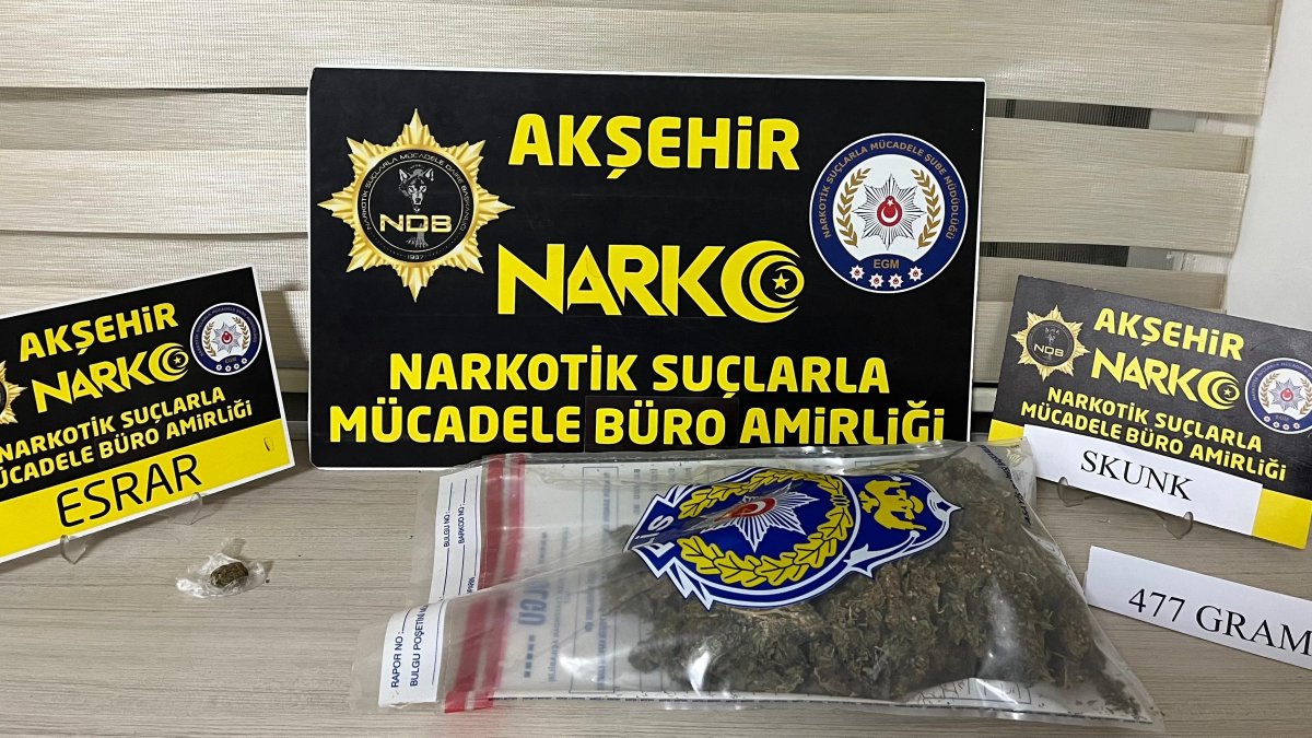 Konya'da uyuşturucu operasyonu '2 tutuklama'