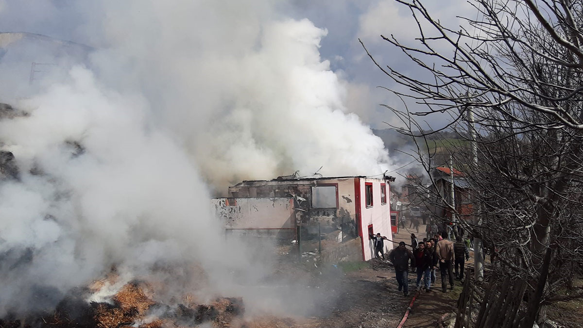 Bolu’da yangın faciası '3 ev küle döndü'