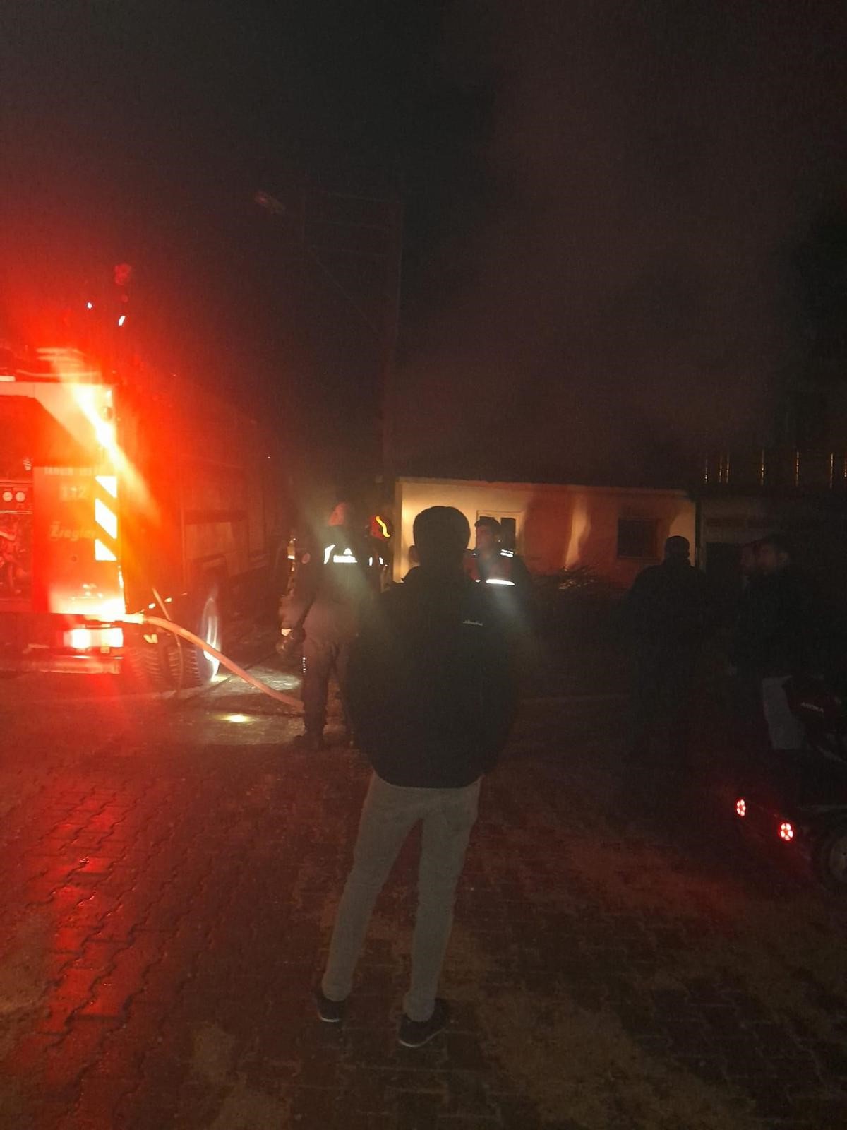 Bursa Karacabey’de ev yangını