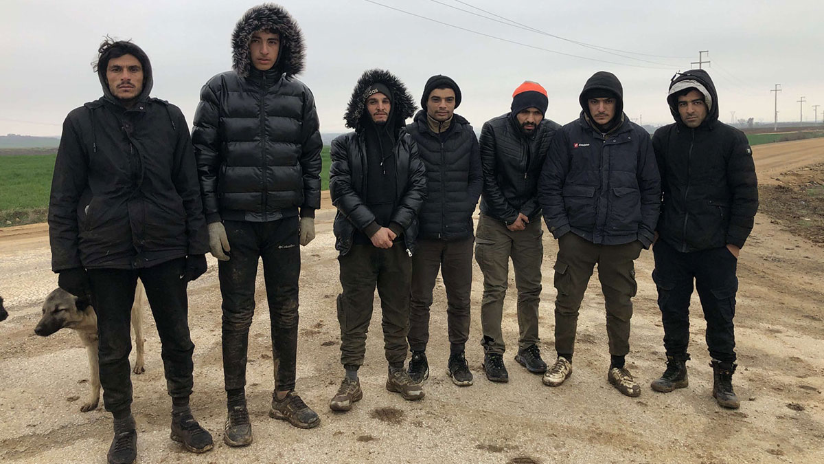 Edirne'de kaçak göçmenler yakalandı