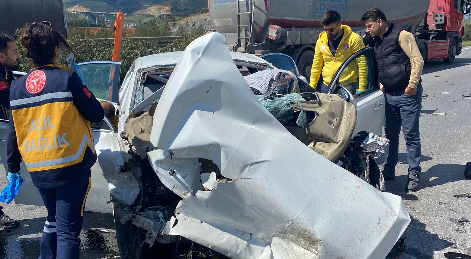 Gaziantep’te feci kaza ‘2 ölü 2 yaralı’