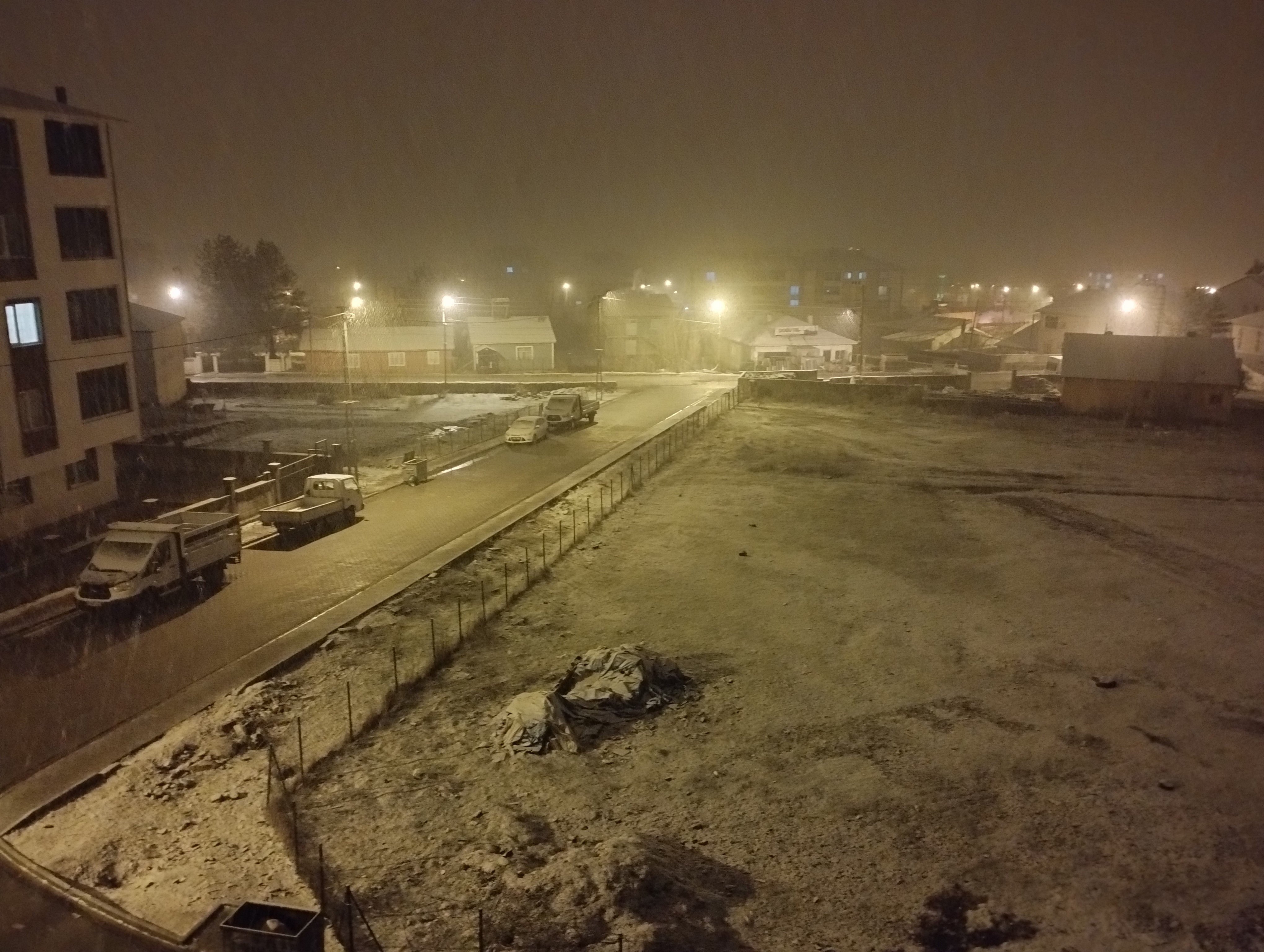 Muş Varto’da kar yağışı etkili oldu