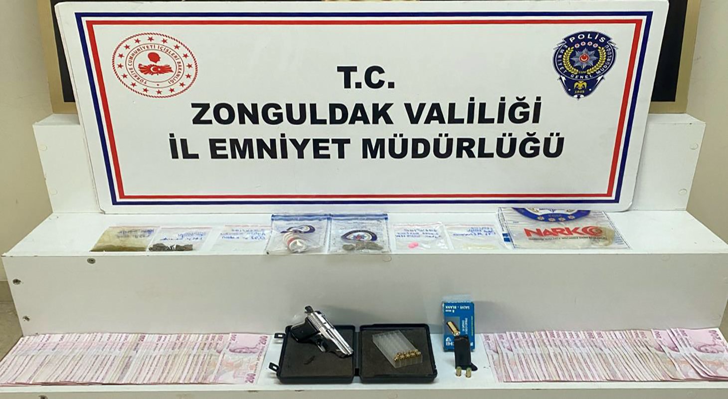 Zonguldak'ta uyuşturucu operasyonu '4 gözaltı'