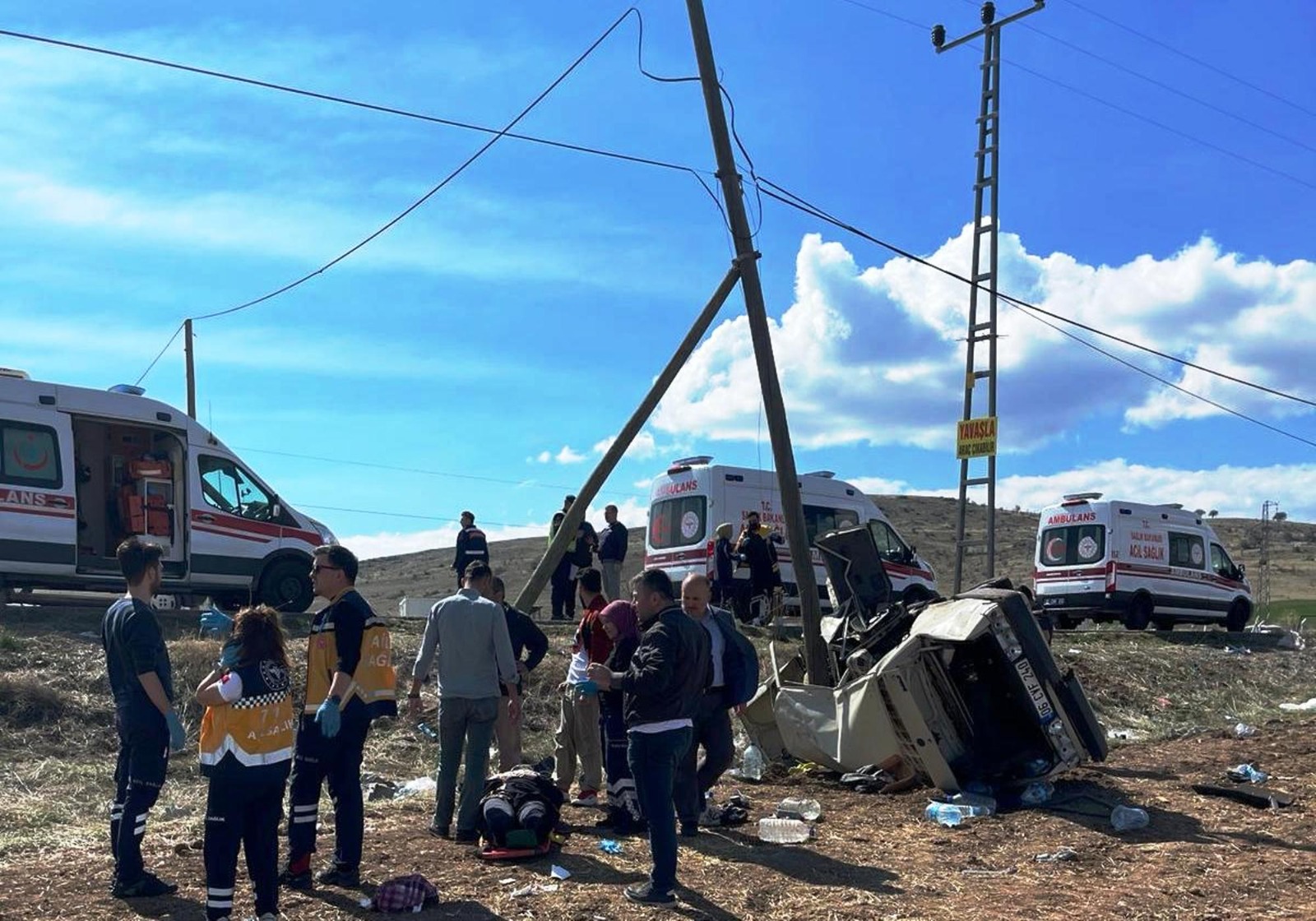 Ankara Çubuk’ta kaza! 6 kişi yaralandı