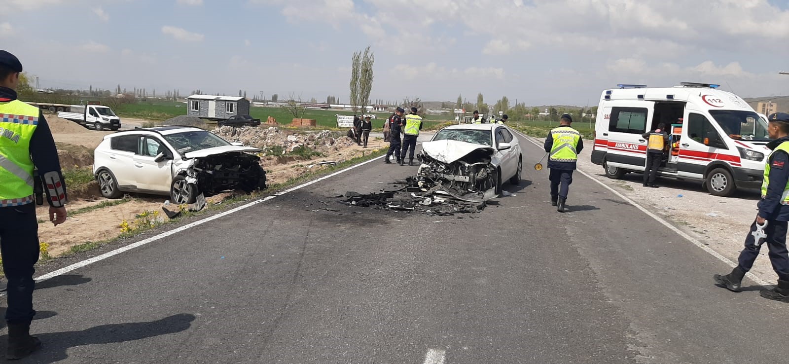 Kayseri'de trafik kazası! 7 yaralı