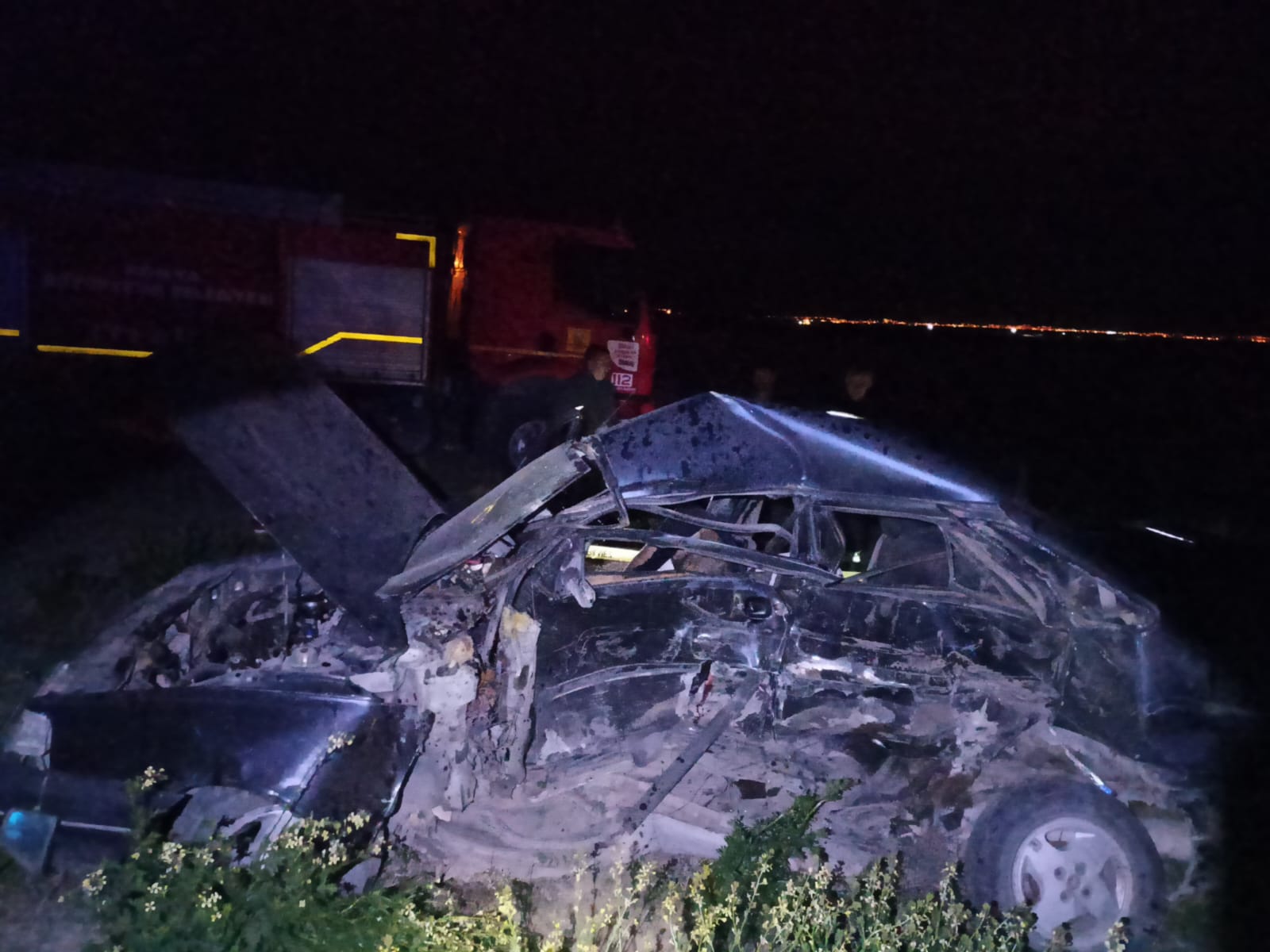 Konya'da feci kaza: 2 ölü 1 yaralı
